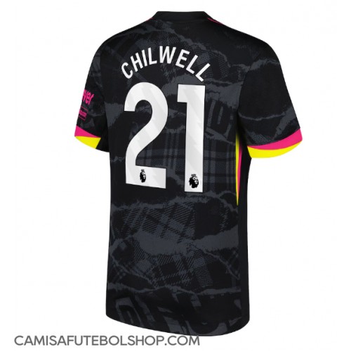 Camisa de time de futebol Chelsea Ben Chilwell #21 Replicas 3º Equipamento 2024-25 Manga Curta